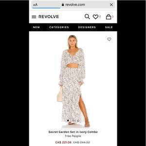 Free People, Secret Garden Set